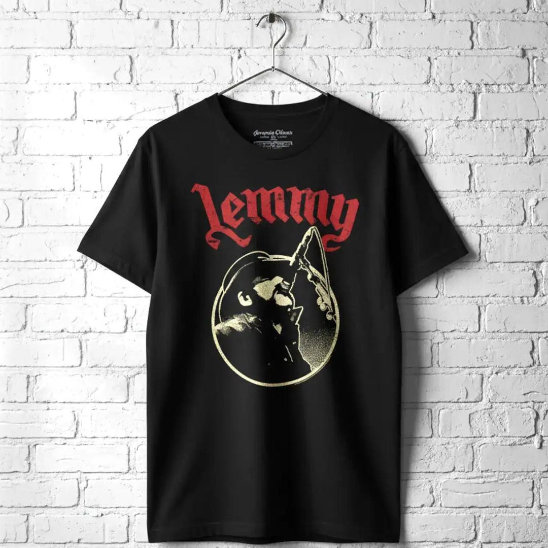 Motorhead Lemmy Rocks the Mic T-shirt Graphic Metal Vintage Tee - Etsy
