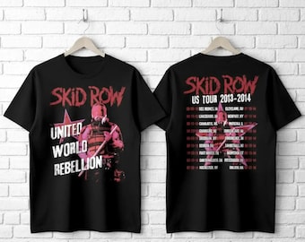 Vtg SKID ROW 1991 Slave to the Grind Tour Double Sided Single