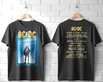 AC/DC HV 76 Tour Military Green Heather Adult T-shirt - Etsy