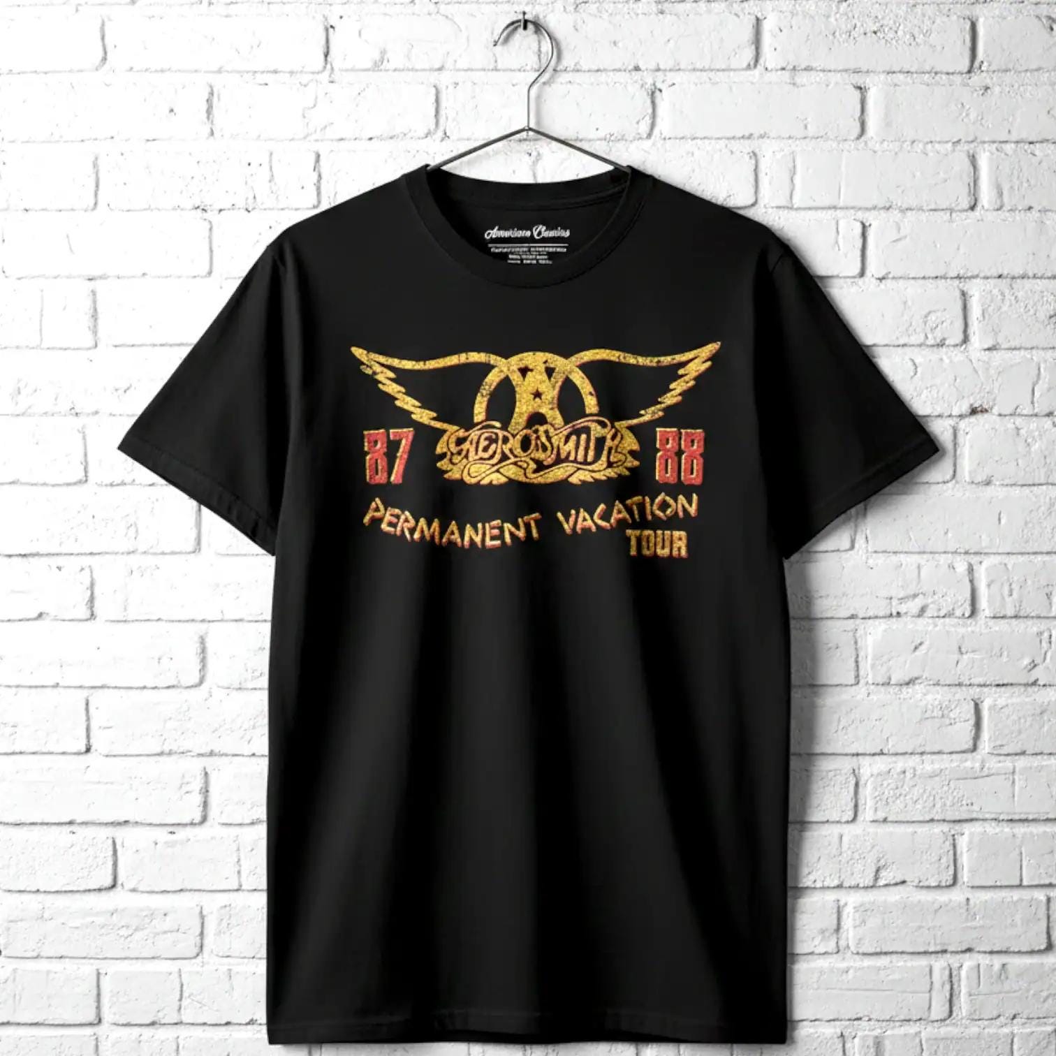 AEROSMITH T-shirt Permanent Vacation Rock Concert Album Shirts - Etsy