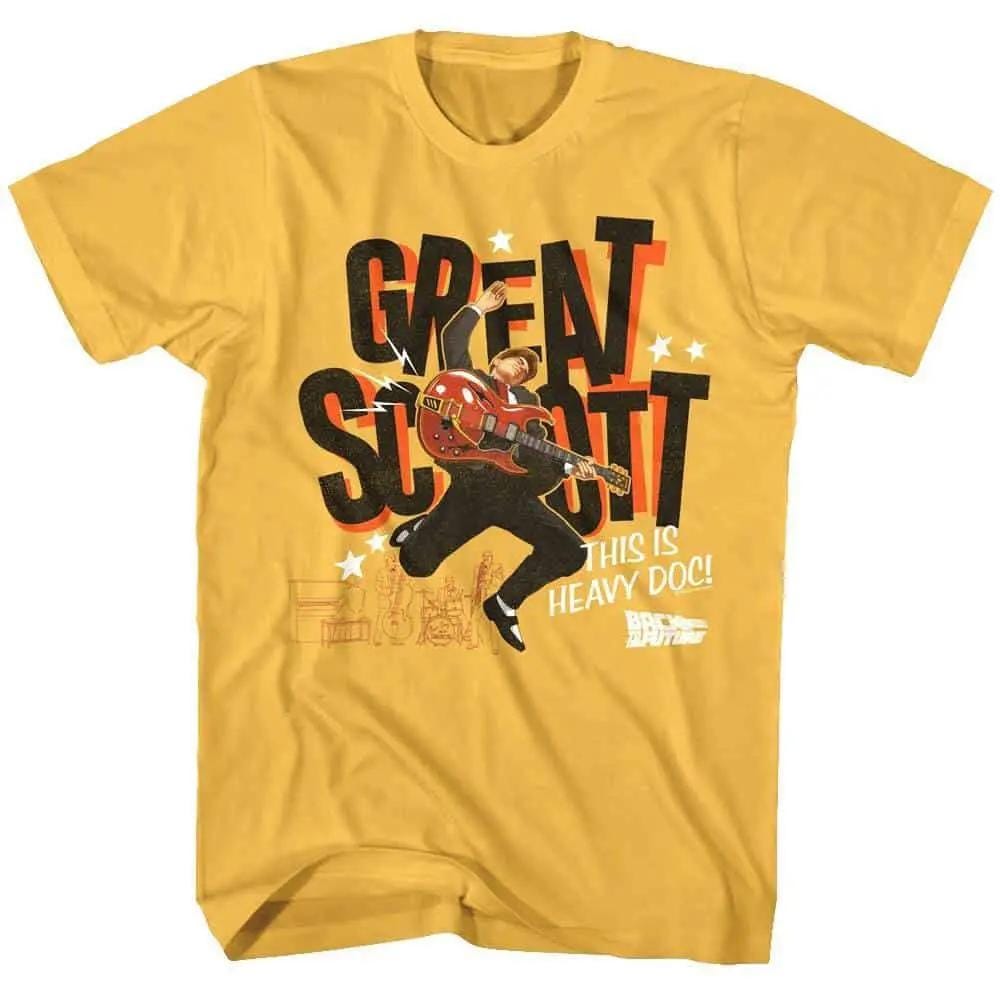 Back to the Future Scott T-shirt - Marty Mcfly Guitar Solo Movie Tee - Etsy