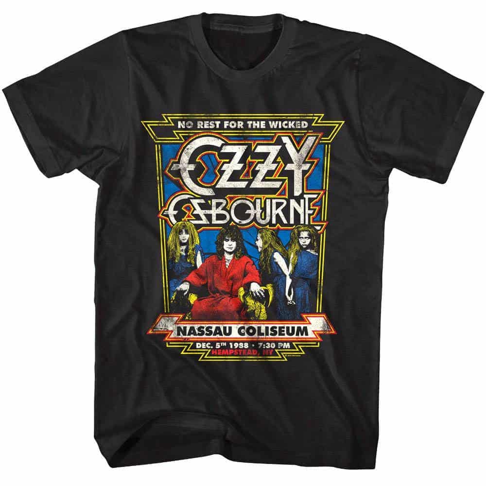 Ozzy Osbourne Nassau Coliseum 88 T-shirt Heavy Metal Merch Tee - Etsy