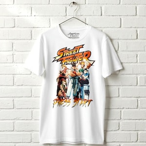 Street Fighter Characters Graphic T-Shirt: Capcom Fighting Game Apparel
