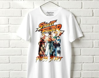 Street Fighter Characters Graphic T-Shirt: Capcom Fighting Game Apparel