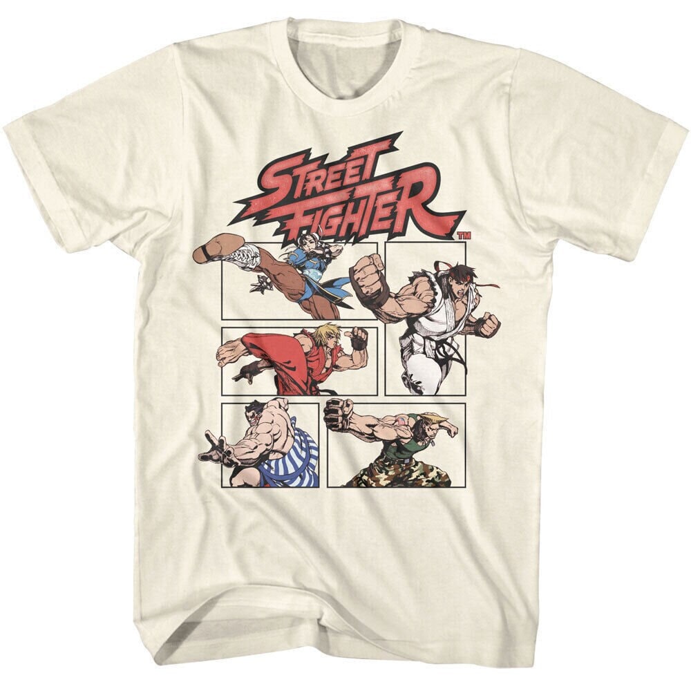 Street Fighter T-Shirts Anime Fightings Game 3D Print Streetwear