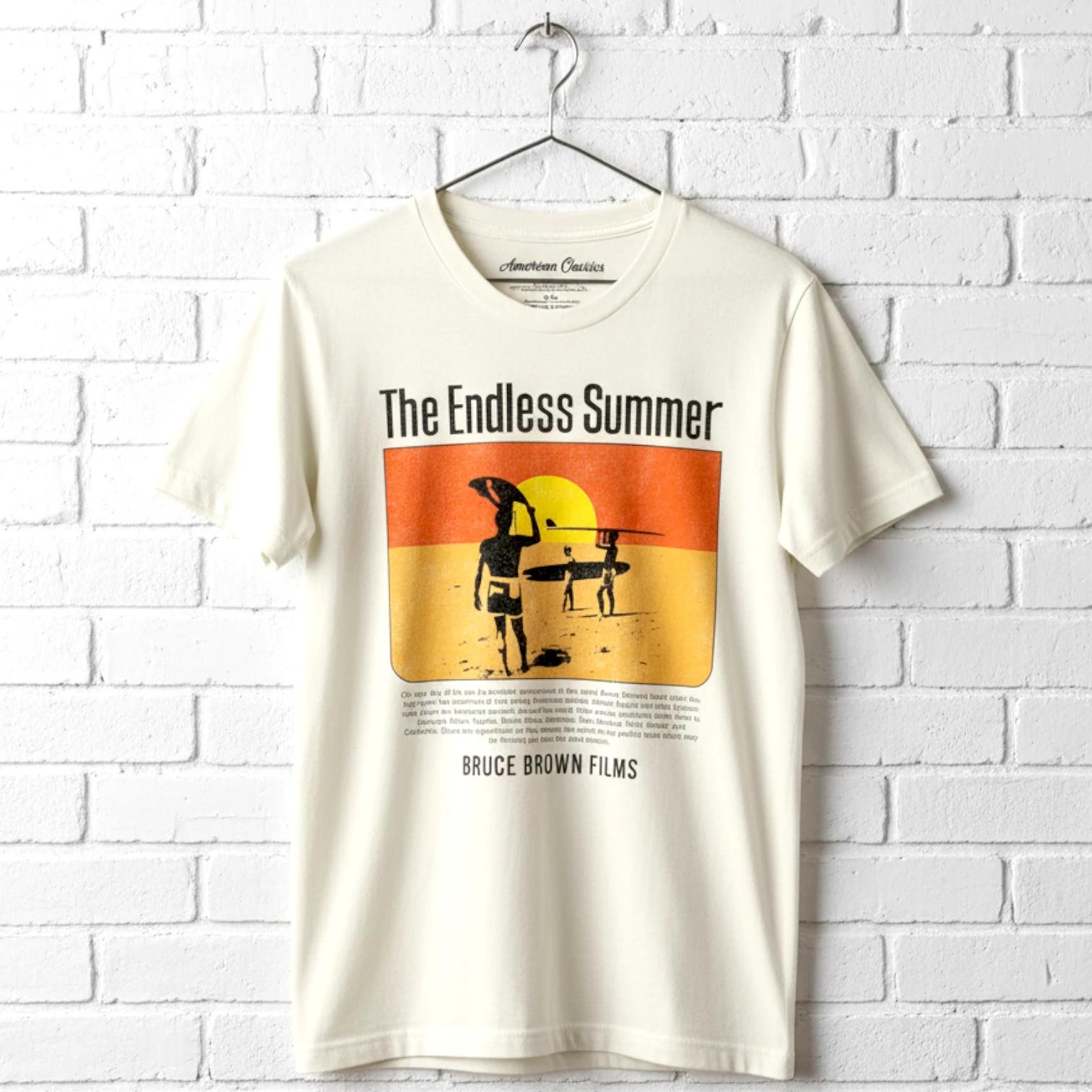 Endless Summer T Shirt Bruce Brown Films Men