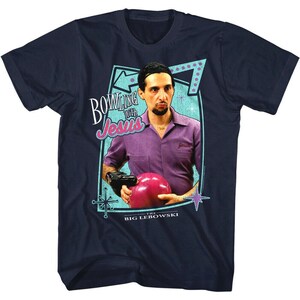Big Lebowski T-Shirt Bowling with Jesus Quintana Rolls Men's Graphic Tee Turturro Chino Top Comedy Movie Merch Funny Dude Shirts Gift image 4