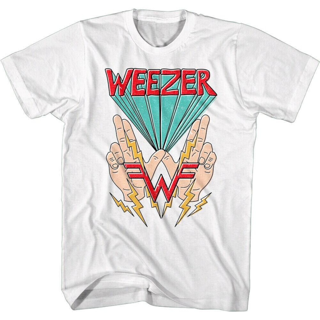 90s usa製　weezer tシャツ　バンドt Amazon.com: Weezer T Shirt Debut Album Cover Adult Short Sleeve T