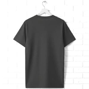 Charcoal T-Shirt blank back