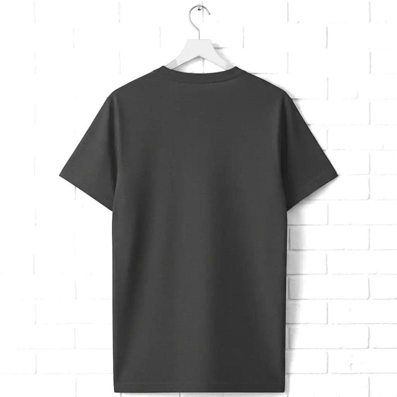 Charcoal T-Shirt blank back
