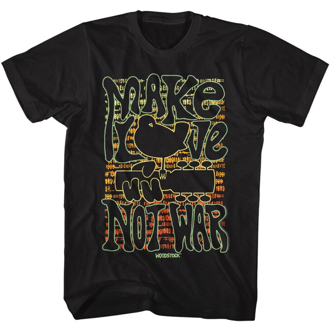 Woodstock Make Love Not War Sweatshirt main image 1