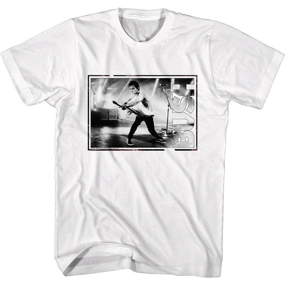 Bush Band Men s T shirt Gavin Rossdale Rhythm Guitarist White