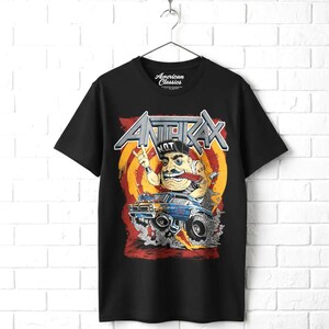 ANTHRAX Band T-SHIRT Not Fink Roadster Poster Big and Tall Shirts