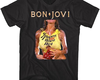 『専用』　Bon Jovi Tシャツ　greatland original 80s Bon Jovi Slippery When Wet World Tour t-shirt Extra Large