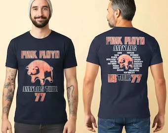 Pink Floyd Animals USA Tour 1977 Shirt Vintage Rock Pig Tee