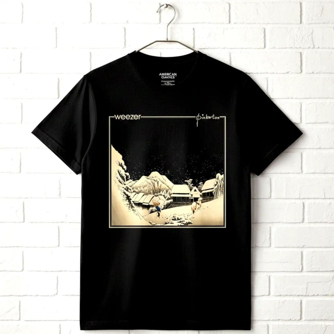 Weezer Men's T-shirt Pinkerton Album Cover Rock Band Tees - Etsy