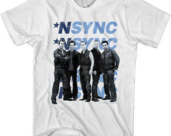 NSYNC Boy Band T-Shirt: Greatest Hit Album Pop Music Concert Top