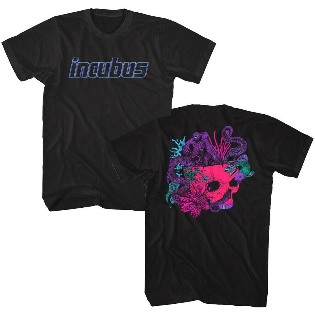 Incubus Men's T-shirt Alt Rock Band Album Concert Tour Merch Top