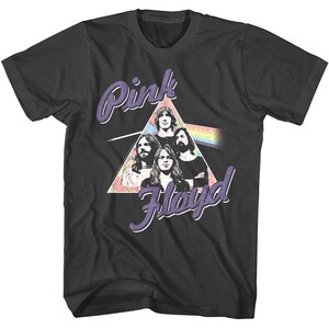 Pink Floyd Band Faces Shirt Pastel Prism Art Men&#39;s Graphic T-Shirt Vintage Rock band Tee Music Concert Tour Merch Gift For Friend