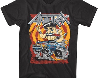 ANTHRAX Band T-SHIRT Not Fink Roadster Poster Big and Tall Shirts
