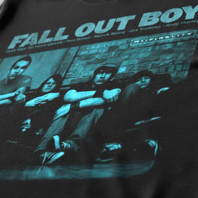 Fall Out Boy Take This to Your Grave Shirt - Black Cotton Tee image 2