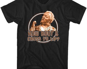 Redd Foxx 5 Cross Yo Lips Men's T Shirt
