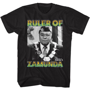Coming to America Ruler of Zamunda Men&#39;s T-shirt King Jaffe Joffer Photo Shirt Eddie Murphy Comedy Movie Merch James Earl Jones Tee