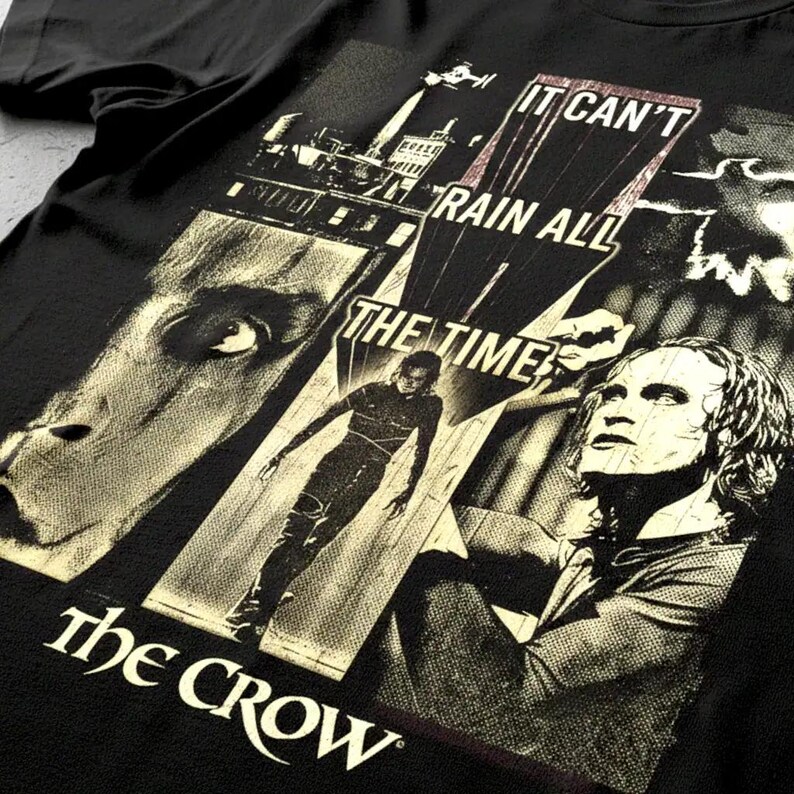 THE CROW T-Shirt Eric Draven Movie Montages Graphic Tees image 2