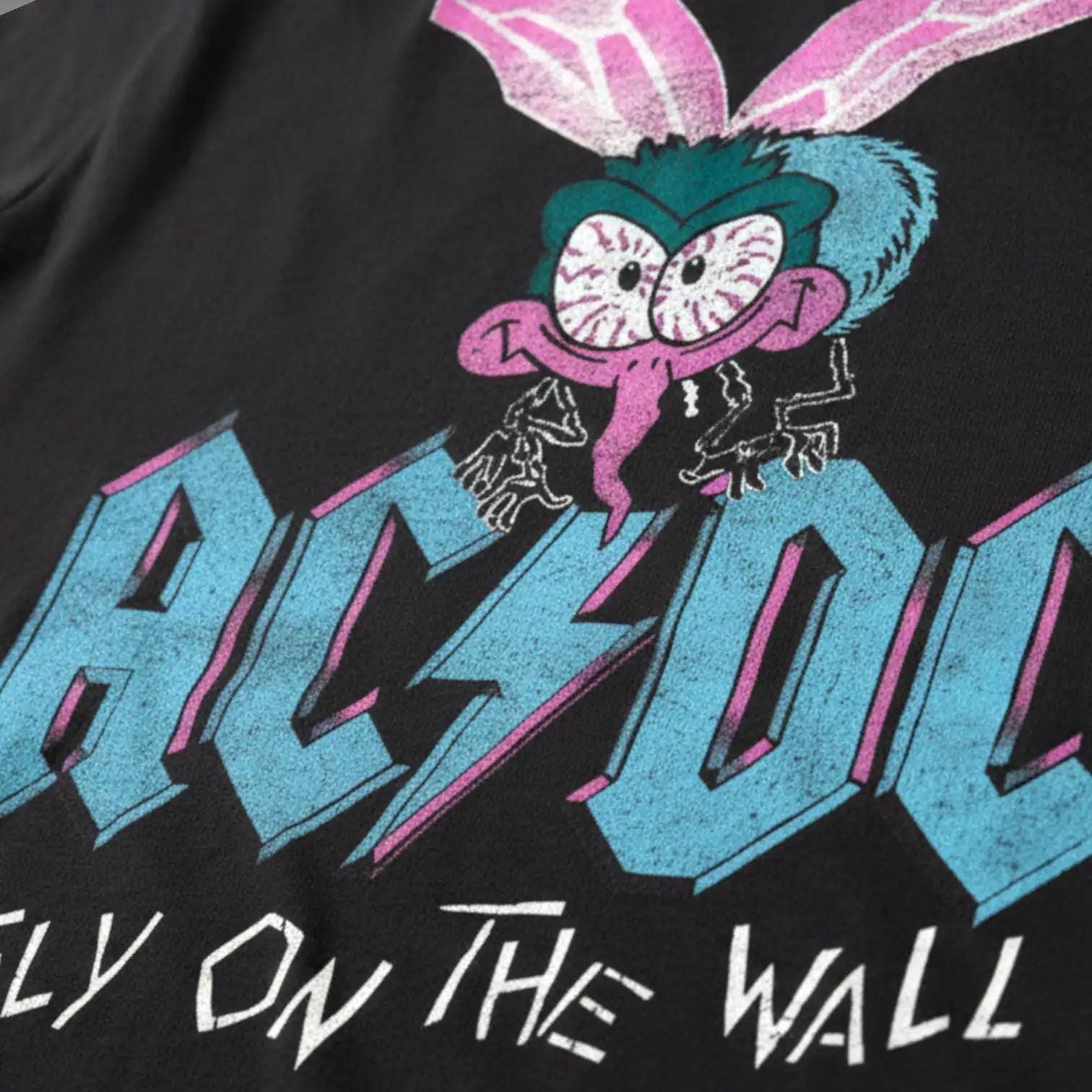 AC/DC Fly on the Wall 1986 European Tour T-shirt - Vintage Rock