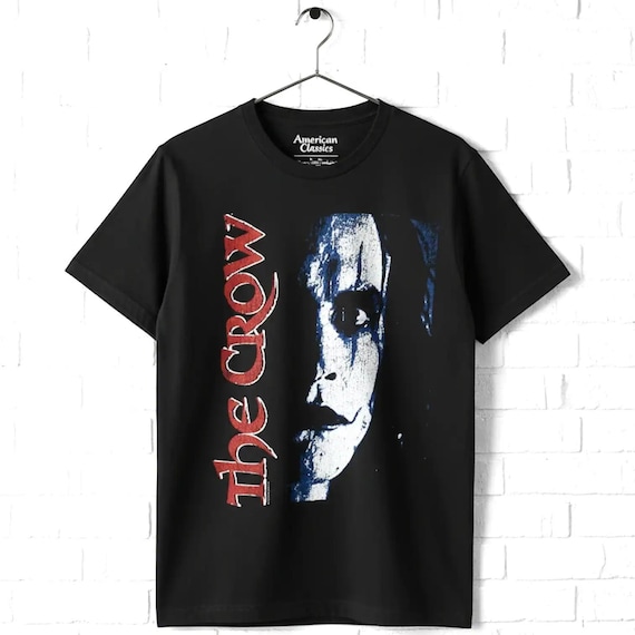 THE CROW T-Shirt Eric Draven Close-up Eye Gothic Superhero Tees
