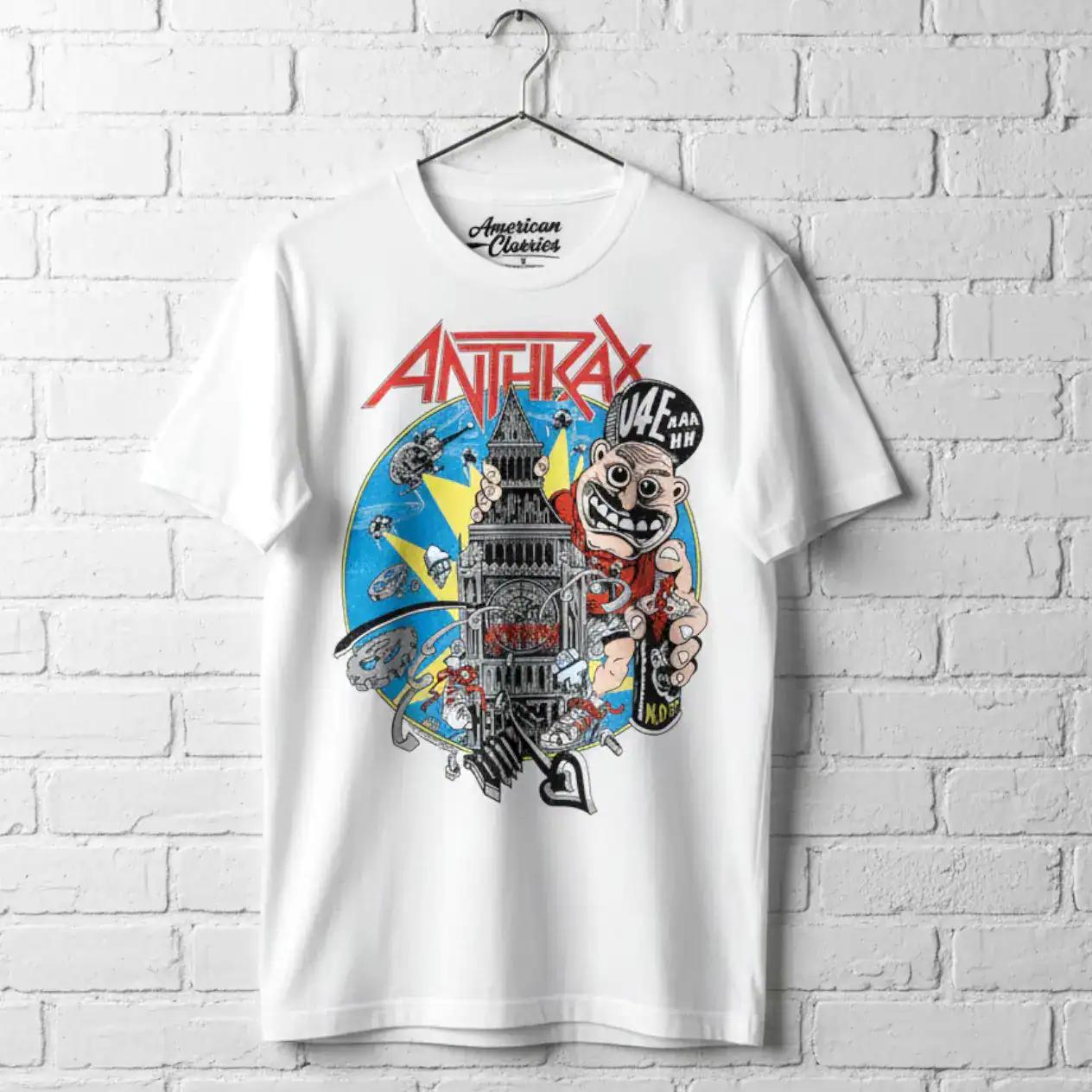 Anthrax Band T-shirt Not Man Big Ben London Poster Graphic Tees - Etsy