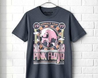 PINK FLOYD BAND T-shirt Psychedelic Flowers Marquee London Garden