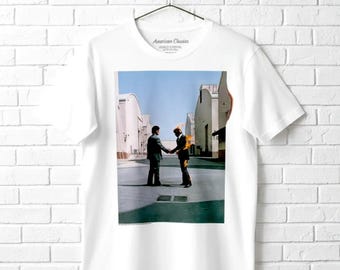 Pink Floyd Wish You Were Here Burning Handshake T-Shirt - Vintage Rock Concert Tee