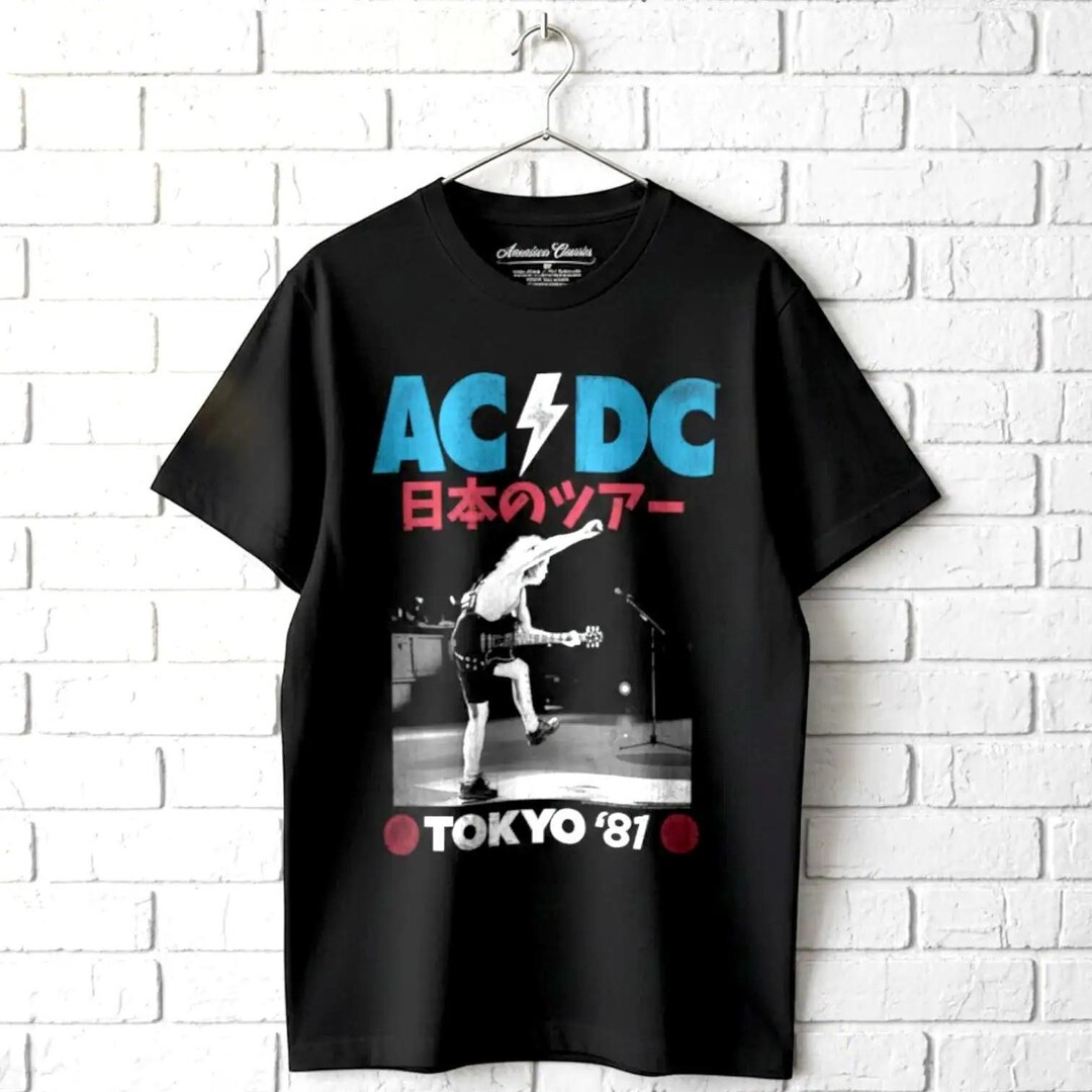AC/DC Tokyo Tour T-shirt Japan 1981 Rock Band Concert Tee - Etsy