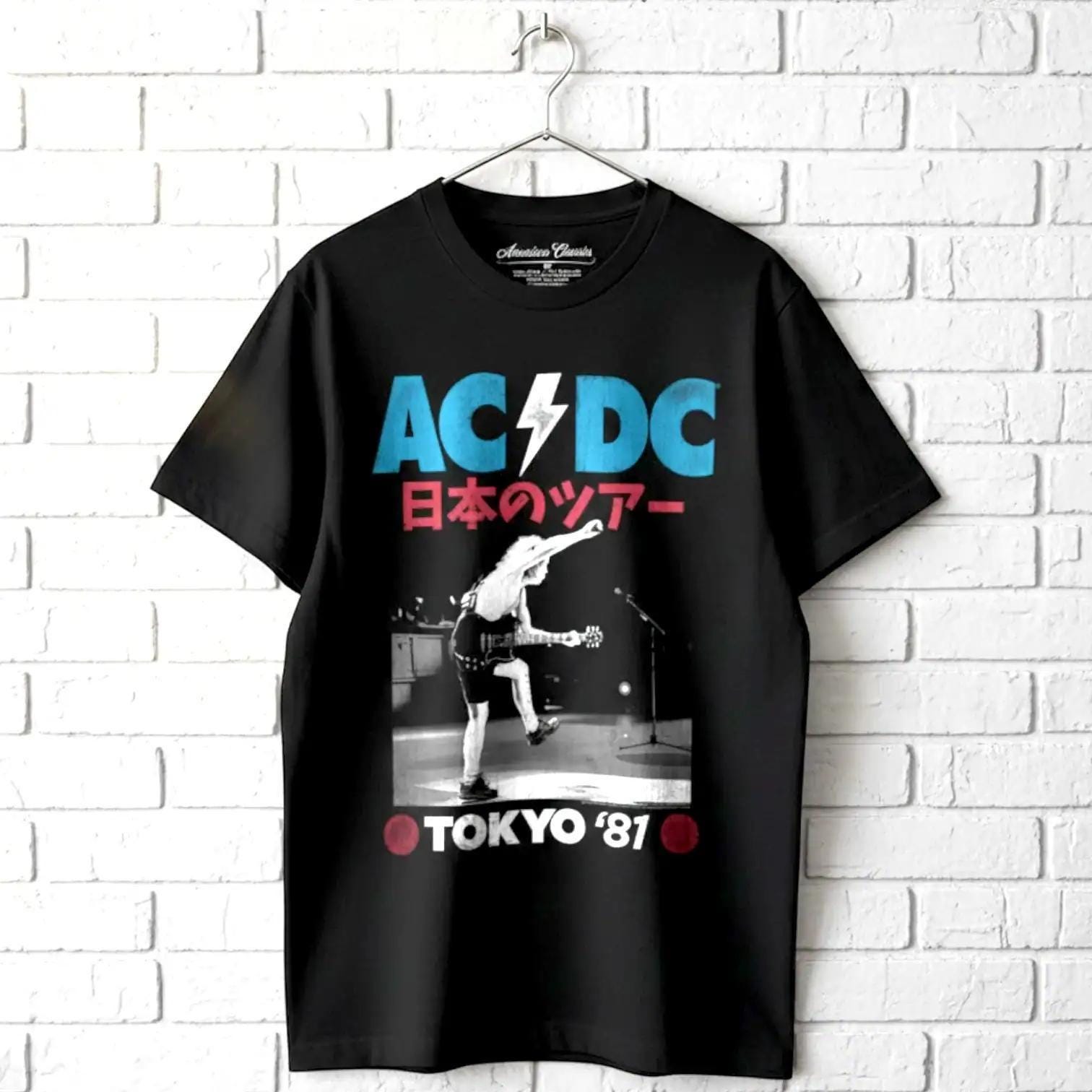 AC/DC Tokyo Tour T-shirt Japan 1981 Rock Band Concert Tee - Etsy