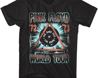 Pink Floyd The Dark Side Of The Moon Women's Crop Top T Shirt Psycedelic Music e Pink Floyd The Dark Side Of The Moon Women's Crop Top T Shirt Psycedelic Music e