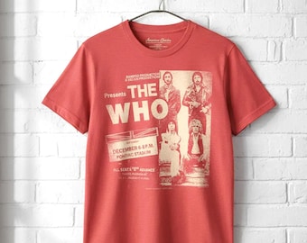 The Who Pontiac Stadium Concert Men's T Shirt