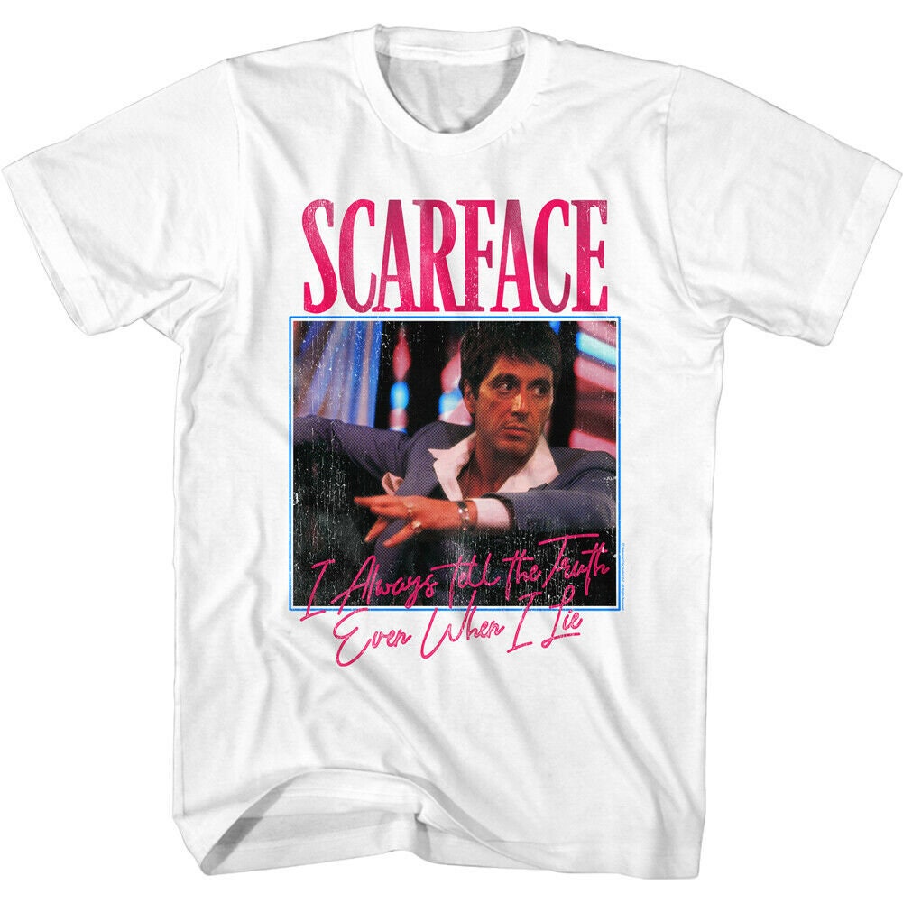 Scarface Tony Montana Men's T-shirt Tell Truth I Etsy