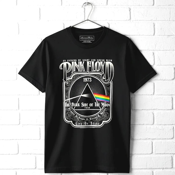 Pink Floyd Dark Side of the Moon Tour 1973 Shirt Vintage Rock Band
