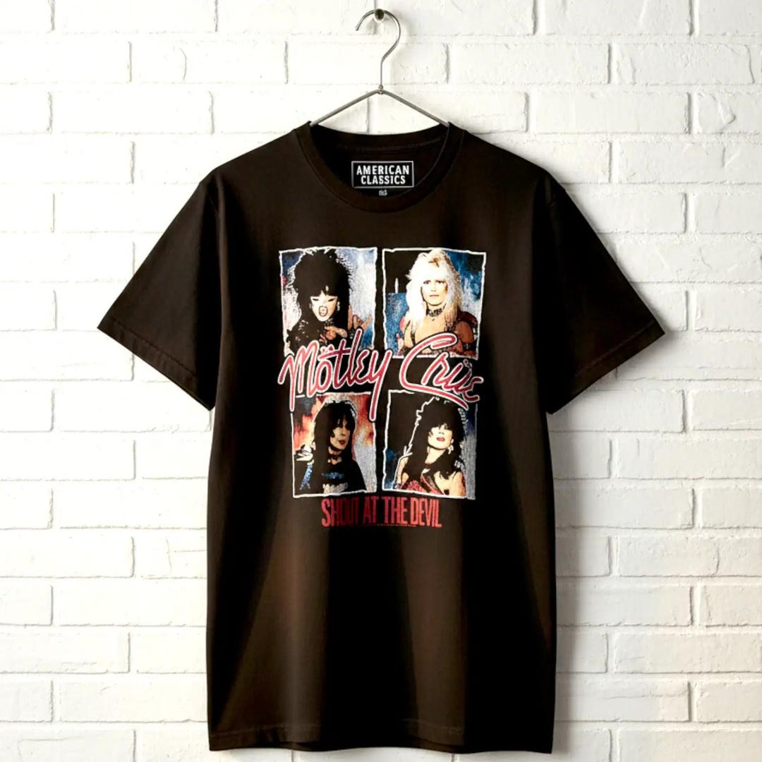 Motley Crue Shout at the Devil Album Graphic T-shirt - Vintage