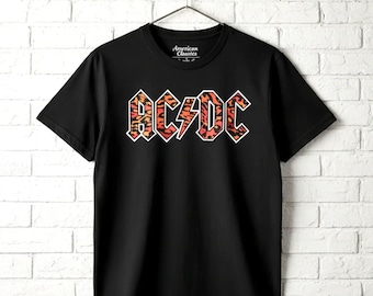 AC/DC Back in Black Album Adult T-shirt - Etsy