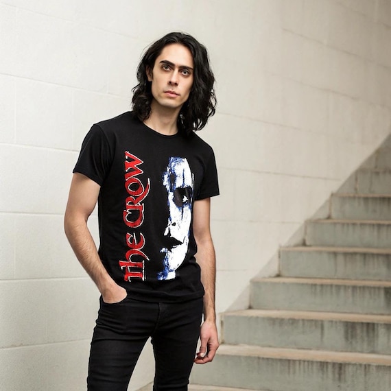 THE CROW T-shirt Eric Draven Close-up Eye Gothic Superhero Tees - Etsy
