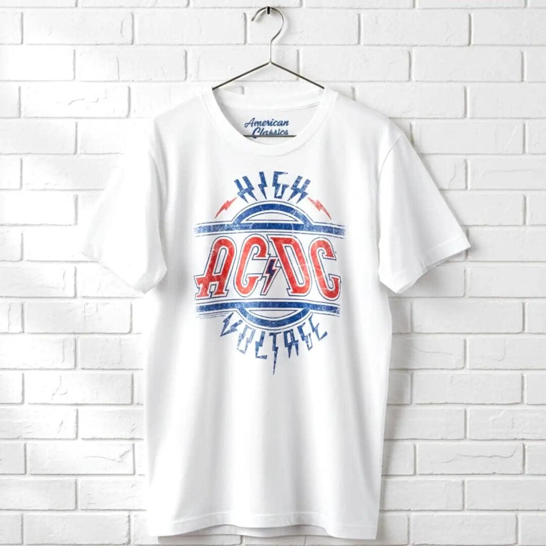AC/DC High Voltage T-shirt Rock Band Concert Tour Tee - Etsy