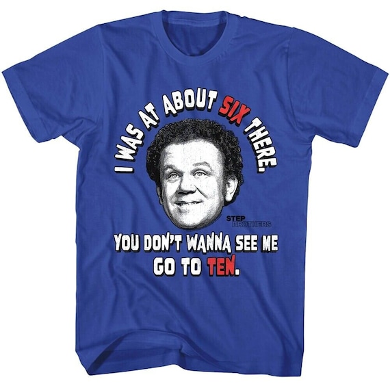 Step Brothers Men's Shirt I Was at About Six There Quote Tees - Etsy