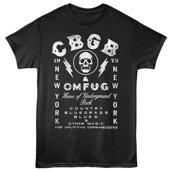 CBGB OMFUG T-shirt Home of Underground Rock Vintage Graphic