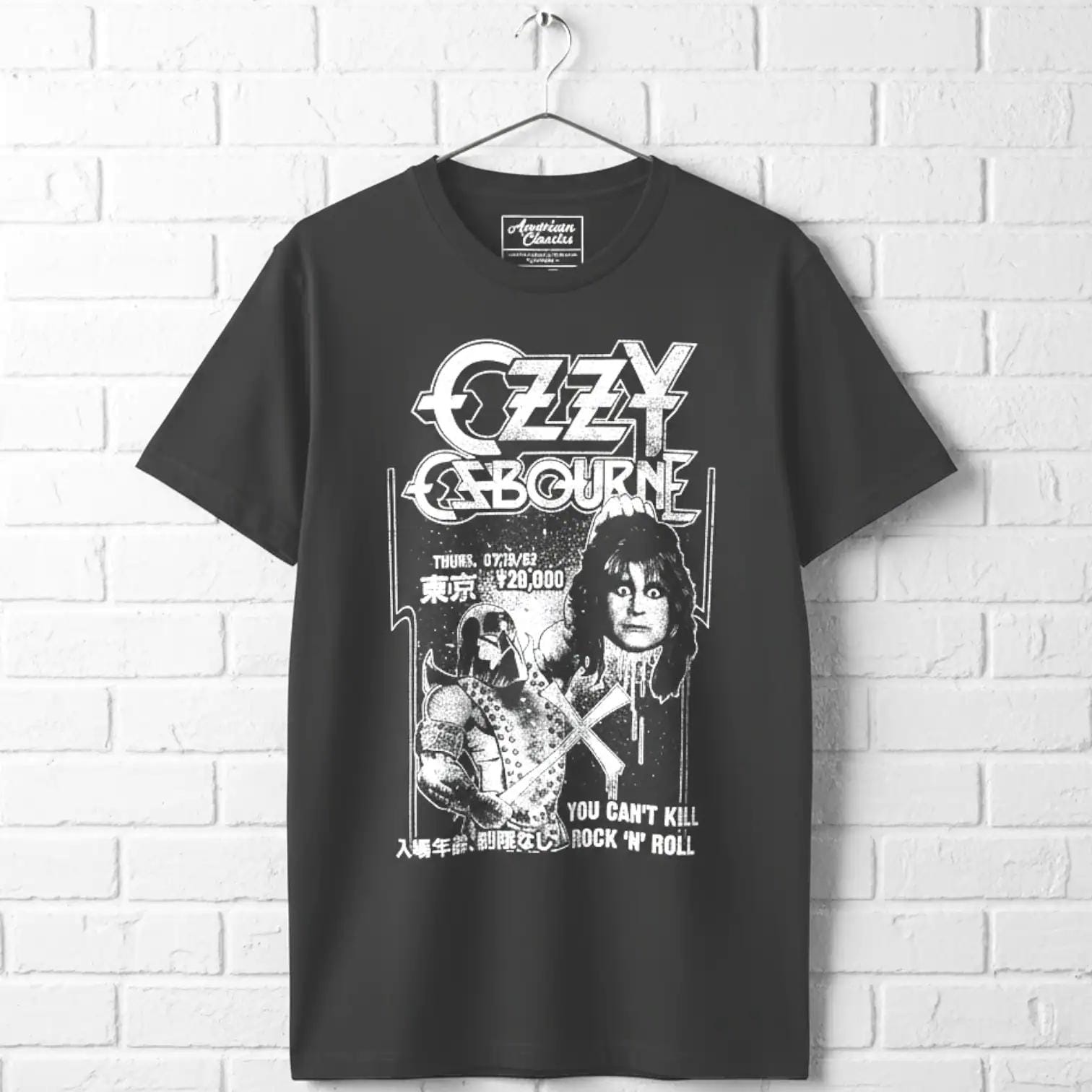 Ozzy Osbourne Executioner Japan 1982 T-shirt You Can't Kill Rock N