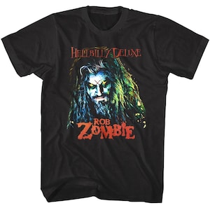 Rob Zombie Men&#39;s T Shirt Hellbilly Deluxe Vintage Graphic Tees