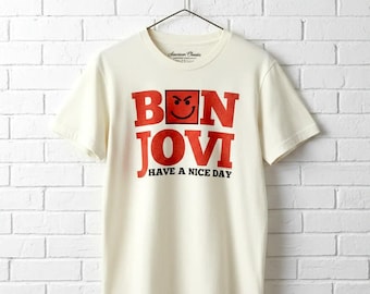 Bon Jovi Slippery When Wet Tour Black Adult T-shirt - Etsy