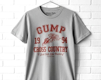 Forrest Gump Shirt: Vintage Movie Tee - Distressed Running Graphic