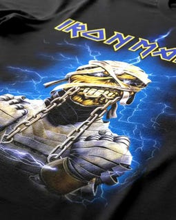 Iron Maiden Powerslave T-shirt Eddie Mummy Egypt Heavy Metal Rock
